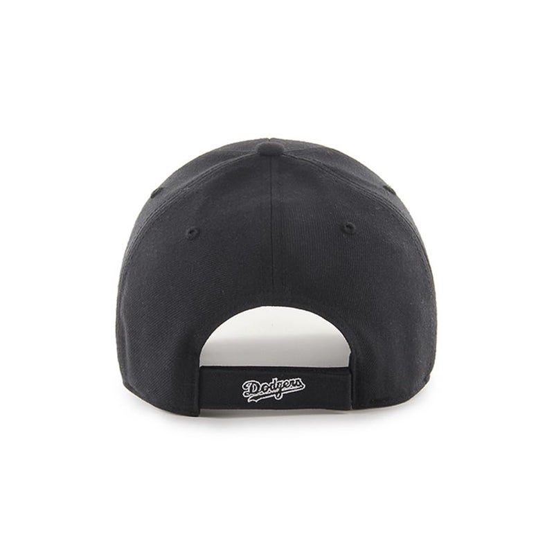 47 '47 Brand Los Angeles LA Dodgers MVP Hat Cap Black/White Outline - Image 2